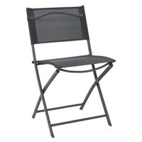 Home Deco Factory camping buiten klapstoel - aluminium - donkergrijs - L46 x B50 x H80 cm Home Deco Factory camping buiten klapstoel - aluminium - donkergrijs - L46 x B50 x H80 cm