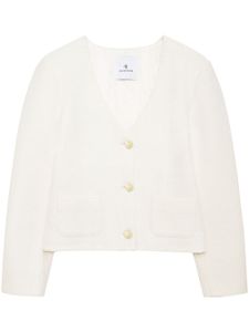 ANINE BING cardigan Anitta à col v - Blanc