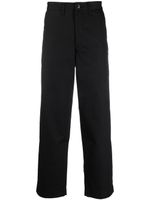 WTAPS logo patch straight-leg trousers - Noir - thumbnail