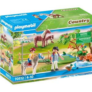 Country - Gelukkige ponyreis Constructiespeelgoed