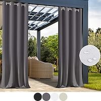 Waterdicht Transparant Zeil Outdoorgordijn, Warmte-isolerend Verduisteringsgordijnen, voor Balkon, Dak, Pergola, Kan Worden Aangepast (Color