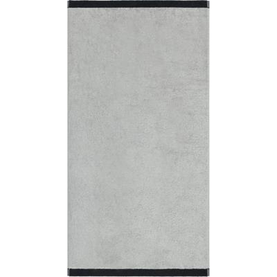 Cawö Cawo Lifestyle Splash Doubleface 7071 Handdoek 50x100 platin/schwarz
