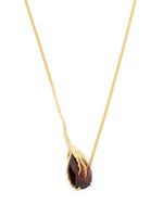 Wouters & Hendrix Gold collier Grigri en or 18ct serti de grenat Wouters & Hendrix Gold collier Grigri en or 18ct serti de grenat