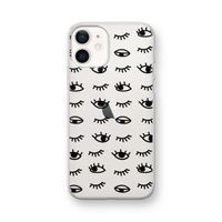Eye pattern #2: iPhone 12 mini Transparant Hoesje