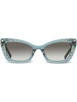 MCM lunettes de soleil 682 à monture papillon - Bleu