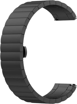 Just in Case Samsung Rvs Bandje Zwart 20mm Just in Case Samsung Rvs Bandje Zwart 20mm