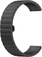 Just in Case Samsung Rvs Bandje Zwart 20mm - thumbnail