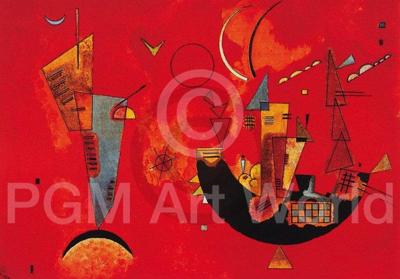 Kunstdruk Wassily Kandinsky - Mit und Gegen 70x50cm