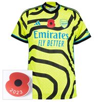 Arsenal Authentic Heat.RDY Shirt Thuis 2023-2024 + British Legion Poppy Badge
