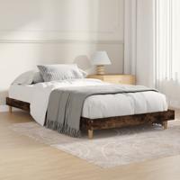 Bedframe zonder matras hout gerookt eikenkleurig 100x200 cm - thumbnail