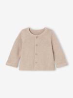 Basics vestje 100% katoen gemêleerd beige