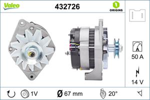 Valeo Alternator/Dynamo 432726