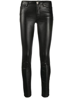 Karl Lagerfeld pantalon skinny à effet texturé - Noir