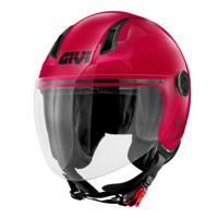 GIVI 11.7 Solid Color, Jethelm of scooter helm, Rood