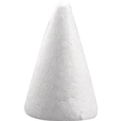 Piepschuim kegel - wit - H6 cm - styropor vormen - Hobby/diy - knutselmateriaal