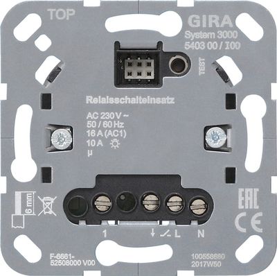 GIRA S3000 schakelbasiselement 540300