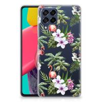 Samsung Galaxy M53 | TPU Hoesje | Flamingo Palms