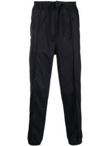 Emporio Armani pantalon fuselé à lien de resserrage - Bleu