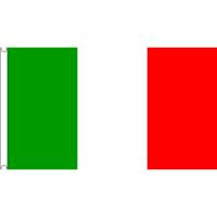 Mega landen vlag van Italie - 150 x 240 cm - polyester - versiering