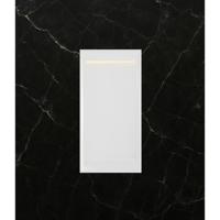 Hotbath &More Inbouwnis - 30 x 15 x 10 cm - Frameless - met LED-verlichting - Mat Wit