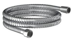 HOGAFLEX M-6 doucheslang, roestvrij staal verchroomd lengte: ca. 175 cm ½" (Ø ca. 1,9 cm) standaard aansluiting inclusief waterbesparende pakking - tot wel 50% minder water verbruik garantie: