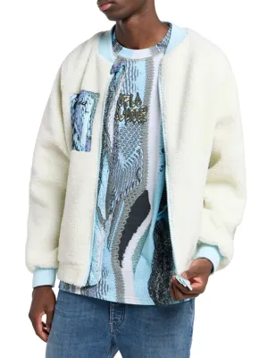 Carlo Colucci Teddy Bomberjack Reversible Heren Beige - Maat M - Kleur: BeigeLichtblauw | Soccerfanshop Carlo Colucci Teddy Bomberjack Reversible Heren Beige - Maat M - Kleur: BeigeLichtblauw | Soccerfanshop