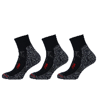 STAPP Wandelsokken Techno Boston All Season Quarter 3-pack Marine-35/38