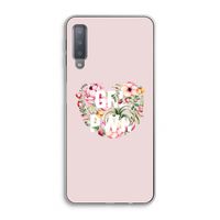 GRL PWR Flower: Samsung Galaxy A7 (2018) Transparant Hoesje