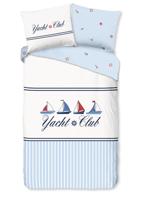 Good Morning Dekbedovertrek "" - Blauw - (140x200/220 cm) - Katoen