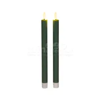 LED Dinerkaars 26cm Jade Groen 2st