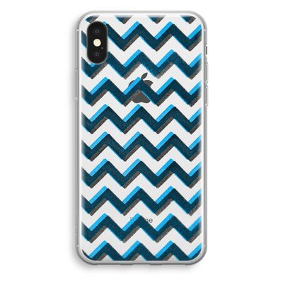 Onderbroken lijn: iPhone X Transparant Hoesje