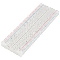 TRU COMPONENTS Breadboard Anti-slip Totaal aantal polen 830 (l x b x h) 165.1 x 54.6 x 10 mm 1 stuk(s)