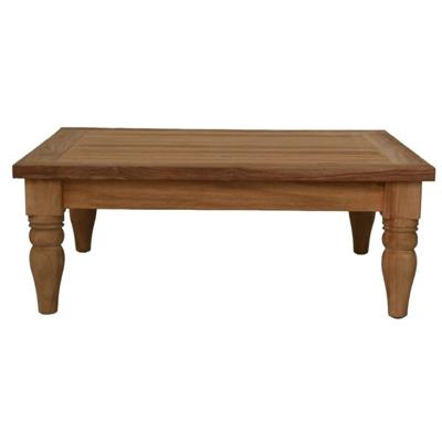 Bahama salontafel - 80x80x30 - naturel - teak