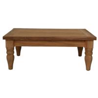 Bahama salontafel - 80x80x30 - naturel - teak