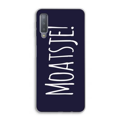 Moatsje!: Samsung Galaxy A7 (2018) Transparant Hoesje