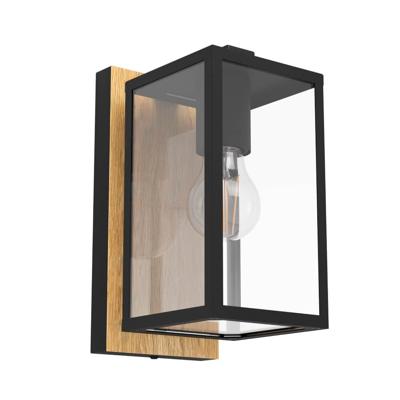 Eglo BuitenlampBudrone Zwart met hout - 900289