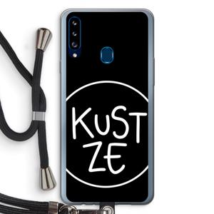 KUST ZE: Samsung Galaxy A20s Transparant Hoesje met koord