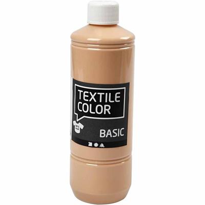 Creativ Company Textielkleur, licht beige, 500 ml/ 1 fles