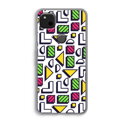 8-bit N°4: Google Pixel 4a Transparant Hoesje