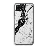 Witte marmer 2: Samsung Galaxy A22 5G Transparant Hoesje