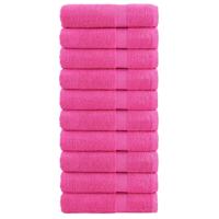 VidaXL Badhanddoeken solund 10 st 600 g/m² 100x150 cm