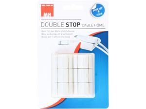 Cablehome Kabelhouder Zelfklevend 135351 Bundel-Ø (bereik) 8.5 mm (max) Tweegats Wit 1 stuk(s)