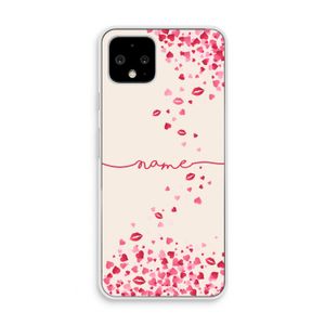 Hartjes en kusjes: Pixel 4 Transparant Hoesje