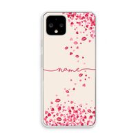 Hartjes en kusjes: Pixel 4 Transparant Hoesje