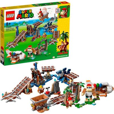 LEGO Super Mario - Uitbreidingsset: Diddy Kongs mijnwagenrit Constructiespeelgoed