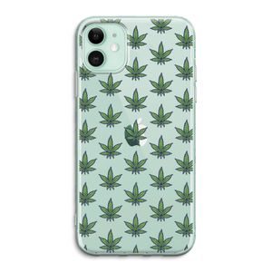 Weed: iPhone 11 Transparant Hoesje