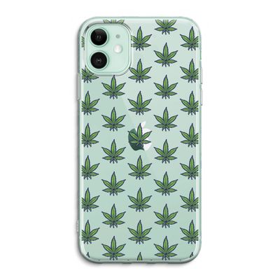 Weed: iPhone 11 Transparant Hoesje