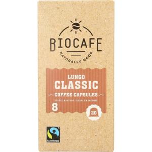 Biocafe Lungo capsules bio