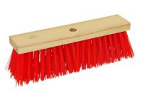 Luva Straatbezem rood/groen 36 cm fsc