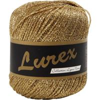 Lurex glitter garen, l: 160 m, goud, 25 gr/ 1 bol